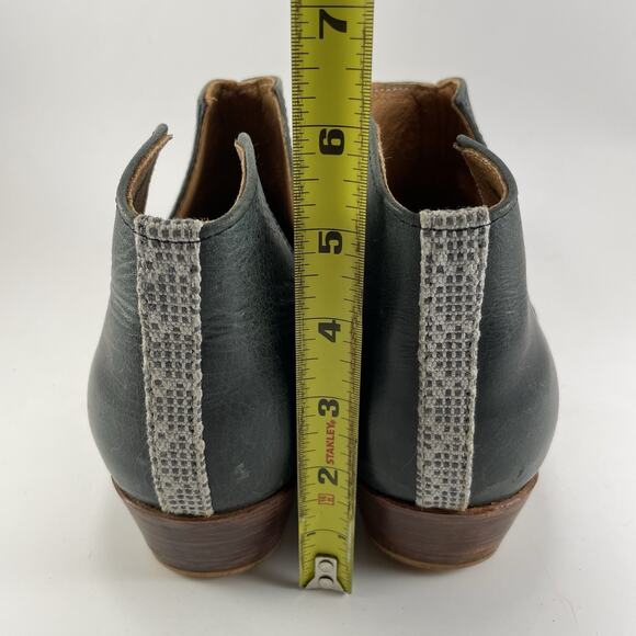 The Root Collective Lee Slip On Booties Womens Size 10 Black Leather Ankle - Picture 5 of 11